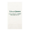 4"x8" White 1-Ply Coin Edge Embossed Beverage Napkins - The 500 Line